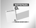 notepads--memos-bw